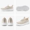imageSTQ Womens Slip On Sneakers Tennis Walking Orthopedic Shoes Breathable Athletic Gym Workout Cross Training SneakersBeige