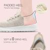 imageSTQ Womens Slip On Sneakers Tennis Walking Orthopedic Shoes Breathable Athletic Gym Workout Cross Training SneakersBeige