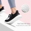 imageSTQ Womens Slip On Sneakers Tennis Walking Orthopedic Shoes Breathable Athletic Gym Workout Cross Training SneakersBlack Purple