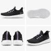 imageSTQ Womens Slip On Sneakers Tennis Walking Orthopedic Shoes Breathable Athletic Gym Workout Cross Training SneakersBlack Purple
