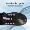 imageSTQ Womens Slip On Sneakers Tennis Walking Orthopedic Shoes Breathable Athletic Gym Workout Cross Training SneakersBlack Purple