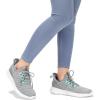imageSTQ Womens Slip On Sneakers Tennis Walking Orthopedic Shoes Breathable Athletic Gym Workout Cross Training SneakersGrey Teal
