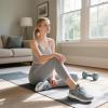 imageSTQ Womens Slip On Sneakers Tennis Walking Orthopedic Shoes Breathable Athletic Gym Workout Cross Training SneakersGrey Teal