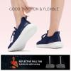 imageSTQ Womens Slip On Sneakers Tennis Walking Orthopedic Shoes Breathable Athletic Gym Workout Cross Training SneakersNavy Purple