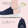imageSTQ Womens Slip On Sneakers Tennis Walking Orthopedic Shoes Breathable Athletic Gym Workout Cross Training SneakersNavy Purple