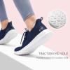 imageSTQ Womens Slip On Sneakers Tennis Walking Orthopedic Shoes Breathable Athletic Gym Workout Cross Training SneakersNavy Purple