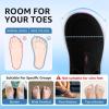 imageSTQ Womens Slip on Sneakers Wide Toe Box Walking Tennis Shoes Cushion Sole Comfortable Orthopedic Arch Support Breathable Plantar Fasciitis NonSlip Athletic Gym Workout ShoeBlack White
