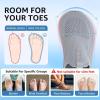 imageSTQ Womens Slip on Sneakers Wide Toe Box Walking Tennis Shoes Cushion Sole Comfortable Orthopedic Arch Support Breathable Plantar Fasciitis NonSlip Athletic Gym Workout ShoeDark Grey Pink