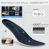 imageSTQ Womens Walking Shoes Non Slip Orthopedic Shoes Adjustable Diabetic Shoes Comfort Mary Jane ShoeNavy