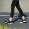 imageSTQ Womens Walking Shoes Non Slip Orthopedic Shoes Adjustable Mary Jane ShoesBlack White