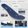 imageSTQ Womens Walking Shoes Non Slip Orthopedic Shoes Adjustable Mary Jane ShoesNavy