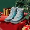 imageSTQ Womens Winter Walking Boots Zip Up Lightweight Cozy Ankle Bootie with LacesGrey Teal
