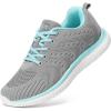 Light Grey/Aqua