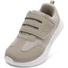imageSTQ Wide Toe Box Shoes Women Hook and Loop Orthopedic Walking Shoe for Seniors Bunions Plantar Fasciitis Hammertoes Swollen FeetTaupe