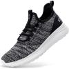 imageSTQ Womens Slip On Sneakers Tennis Walking Orthopedic Shoes Breathable Athletic Gym Workout Cross Training SneakersBlack White