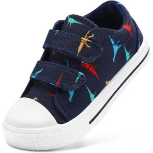 imageSTQ Toddler Shoes Boys ampamp Girls Canvas Kids Slip On ShoesNavy 01