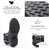 imageSTQ Duck Boots for Women Waterproof Winter Boots Quilted Snow BootsBlack Plaid