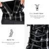 imageSTQ Duck Boots for Women Waterproof Winter Boots Quilted Snow BootsBlack Plaid