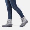 imageSTQ Duck Boots for Women Waterproof Winter Boots Quilted Snow BootsGrey Plaid