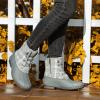 imageSTQ Duck Boots for Women Waterproof Winter Boots Quilted Snow BootsGrey Plaid