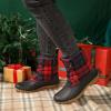 imageSTQ Duck Boots for Women Waterproof Winter Boots Quilted Snow BootsMulti Plaid