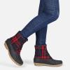 imageSTQ Duck Boots for Women Waterproof Winter Boots Quilted Snow BootsMulti Plaid