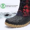 imageSTQ Duck Boots for Women Waterproof Winter Boots Quilted Snow BootsMultiPlaid