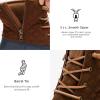 imageSTQ Duck Boots for Women Waterproof Winter Boots Quilted Snow BootsNavy Brown