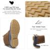 imageSTQ Duck Boots for Women Waterproof Winter Boots Quilted Snow BootsNavy Brown