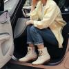 imageSTQ Duck Boots for Women Waterproof Winter Boots Quilted Snow BootsWarm Wood