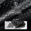 imageSTQ Loafers for Women Memory Foam Slip On Sneakers EleeS Quilted 10 Comfort Fall ShoesBlack Leopard