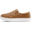 imageSTQ Loafers for Women Memory Foam Slip On Sneakers EleeS Quilted 10 Comfort Fall ShoesBrown