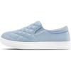 imageSTQ Loafers for Women Memory Foam Slip On Sneakers EleeS Quilted 10 Comfort Fall ShoesDenim Blue
