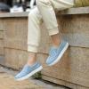 imageSTQ Loafers for Women Memory Foam Slip On Sneakers EleeS Quilted 10 Comfort Fall ShoesDenim Blue