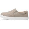 imageSTQ Loafers for Women Memory Foam Slip On Sneakers EleeS Quilted 10 Comfort Fall ShoesTaupe