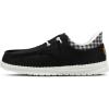 imageSTQ Slip On Women Boat ShoesOrthopedic Plantar Fasciitis Relief Ultralight Arch Support SneakersBlack White