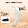 imageSTQ Slip On Women Boat ShoesOrthopedic Plantar Fasciitis Relief Ultralight Arch Support SneakersBlack White