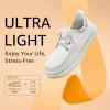 imageSTQ Slip On Women Boat ShoesOrthopedic Plantar Fasciitis Relief Ultralight Arch Support SneakersCloud White