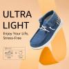 imageSTQ Slip on Orthopedic Shoes Ultralight Ankle Boots for Womens High Top Casual Loafers with Arch SupportDenim Blue