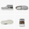 imageSTQ Slip on Orthopedic Shoes Ultralight Ankle Boots for Womens High Top Casual Loafers with Arch SupportLight Grey Leopard