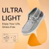 imageSTQ Slip on Orthopedic Shoes Ultralight Ankle Boots for Womens High Top Casual Loafers with Arch SupportLight Grey Leopard