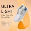 imageSTQ Slip on Orthopedic Shoes Ultralight Ankle Boots for Womens High Top Casual Loafers with Arch SupportWhite Denim