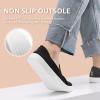 imageSTQ Slip on Shoes for Women Breathable Fashion Sneakers Comfortable Knit Casual ShoesBlack