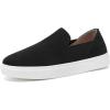 imageSTQ Slip on Shoes for Women Breathable Fashion Sneakers Comfortable Knit Casual ShoesBlack
