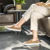 imageSTQ Slip on Shoes for Women Breathable Fashion Sneakers Comfortable Knit Casual ShoesOre Brown