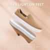 imageSTQ Slip on Shoes for Women Breathable Fashion Sneakers Comfortable Knit Casual ShoesOre Brown