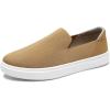 imageSTQ Slip on Shoes for Women Breathable Fashion Sneakers Comfortable Knit Casual ShoesOre Brown