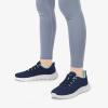 imageSTQ Slip on Sneakers Womens Walking Shoes Tennis Orthopedic Arch Support Non Resistant Lightweight Comfort Maternity Pregnant NurseNavy Teal