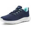 imageSTQ Slip on Sneakers Womens Walking Shoes Tennis Orthopedic Arch Support Non Resistant Lightweight Comfort Maternity Pregnant NurseNavy Teal