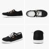 imageSTQ Women Slip On Shoeswith Orthopedic Insole Low Top Classic Fashion Canvas Sneakers  Plantar Fasciitis ShoesBlack White